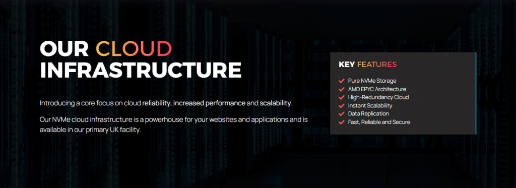 unlimited hosting - scalable cloud infrastructure