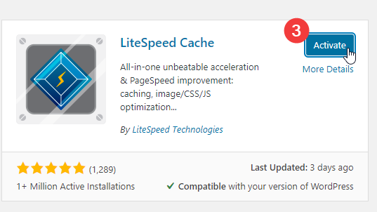 Litespeed cache